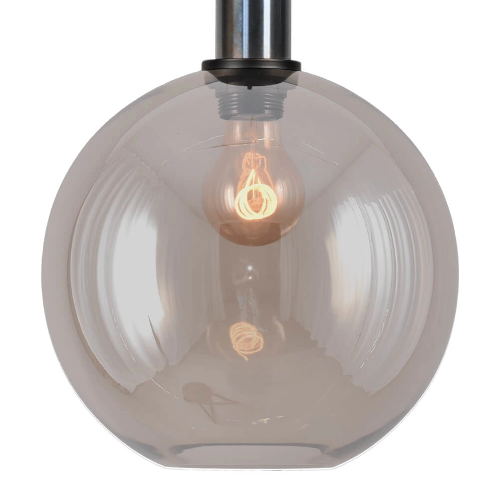 Hängelampe Ø 25cm Bella 2 Gesprenkeltes Öl mit Goldglas Masterlight 8718121334172