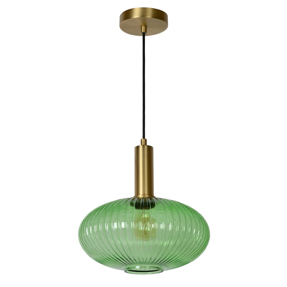 Pendellampe Maloto Ø 30cm grün