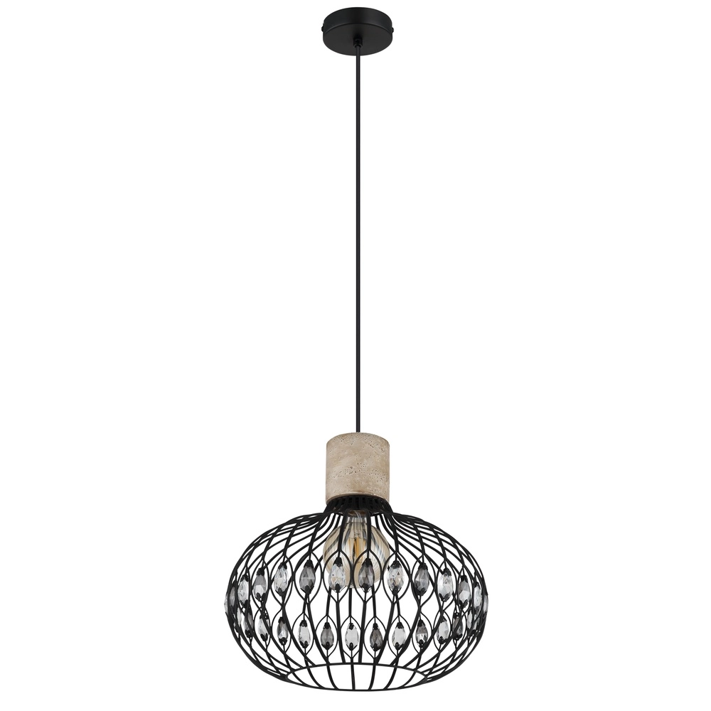 Pendellampe Dorthy Country Black Globo 9007371578061