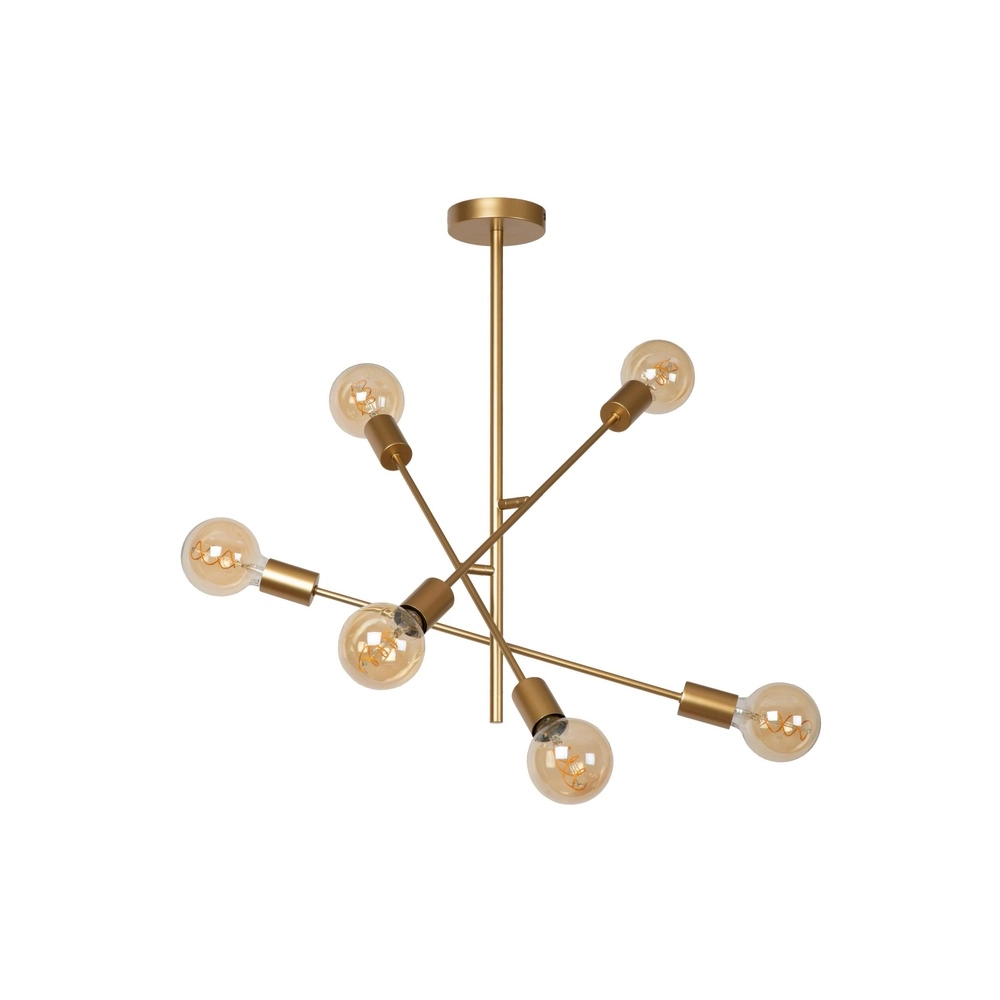 Deckenlampe Lester 6-Licht Gold
