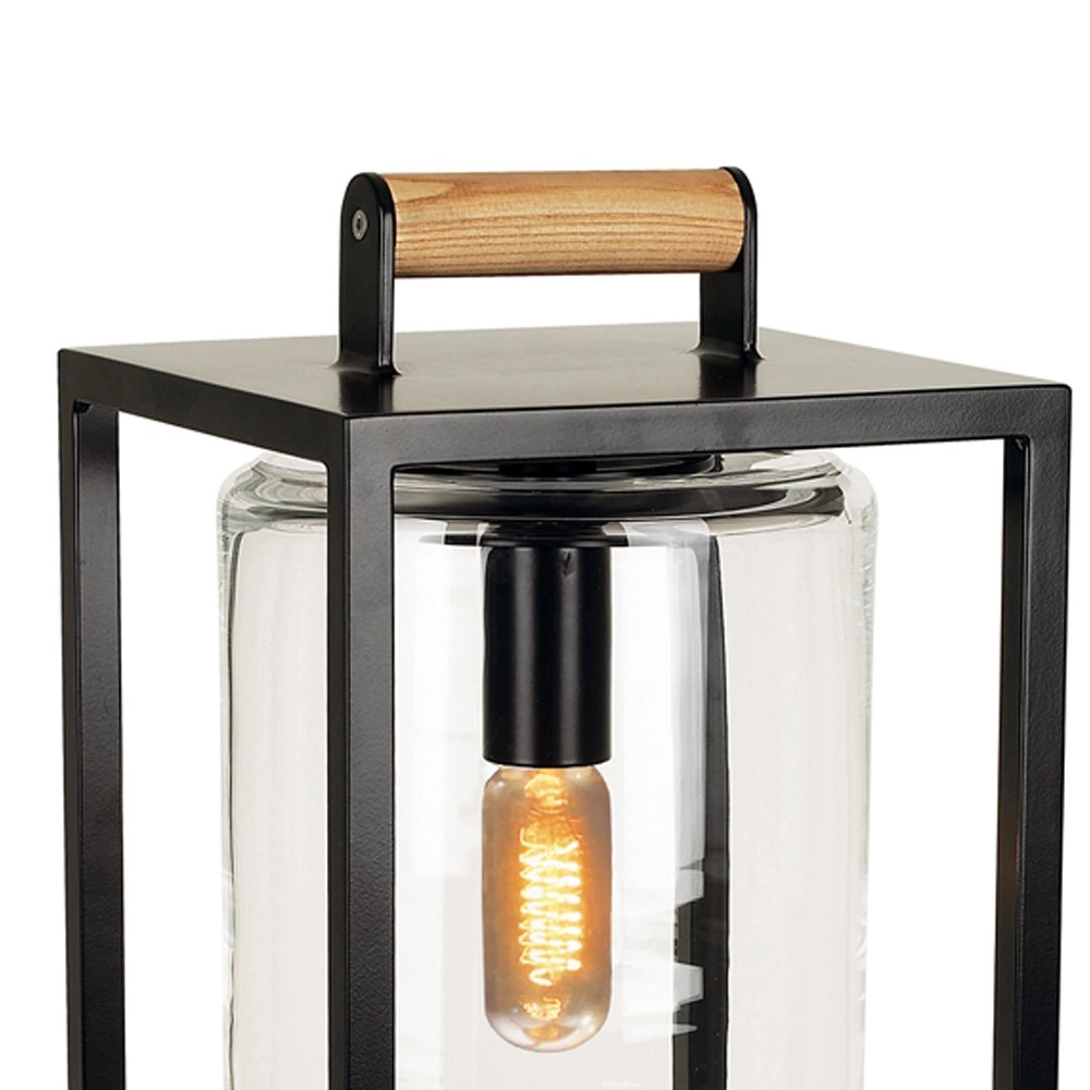LED Gartentischlampe Dome Teak Royal Botania