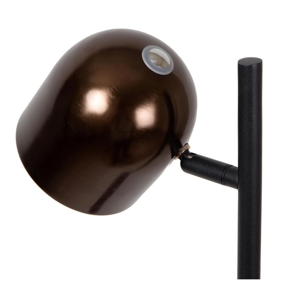 Wiederaufladbare Stehlampe Skanska Rech Kaffeebraun Lucide 5411212032171