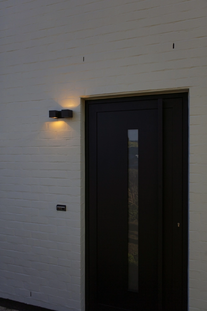Design-Wandlampe Fari Grau Lutec 6939412018249