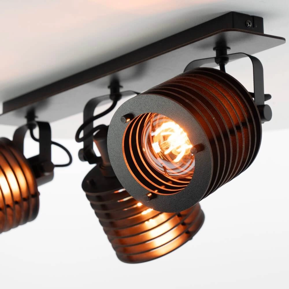 Industrieller Deckenstrahler Segovia 3-flammig Eglo 9008606267163