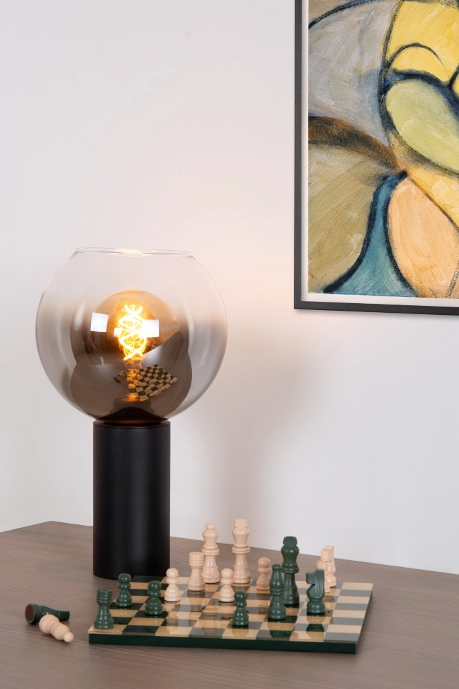 Tischlampe Marius Schwarz Lucide 5411212452283