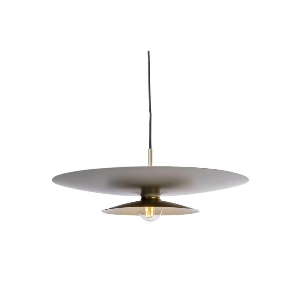 Pendelleuchte Linares Regenschirm khaki Ø 50cm Artdelight 8720701101685