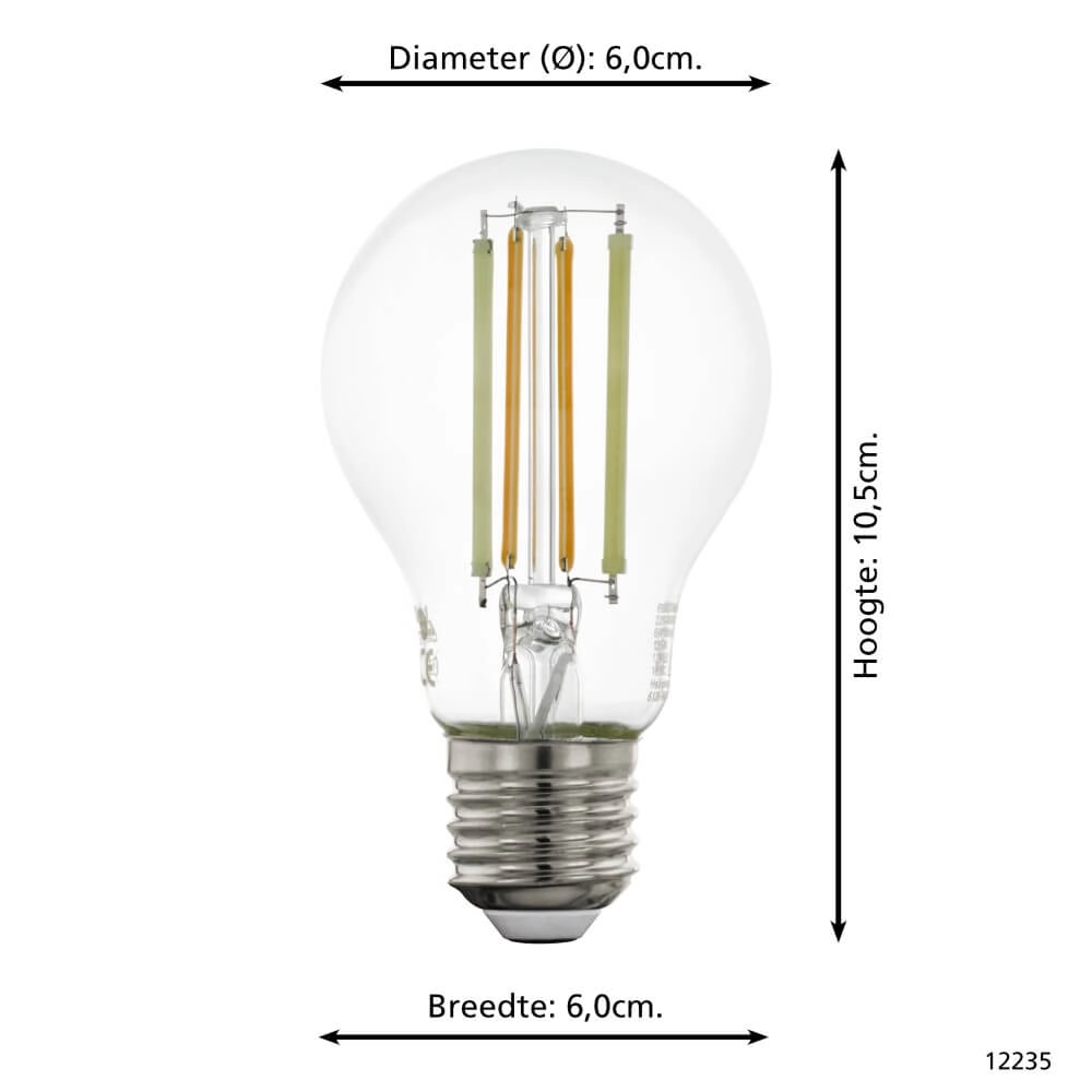LED-Lampe Zigbee - E27 - 6 watt - 2200-6500K - A60 Eglo 9002759122355