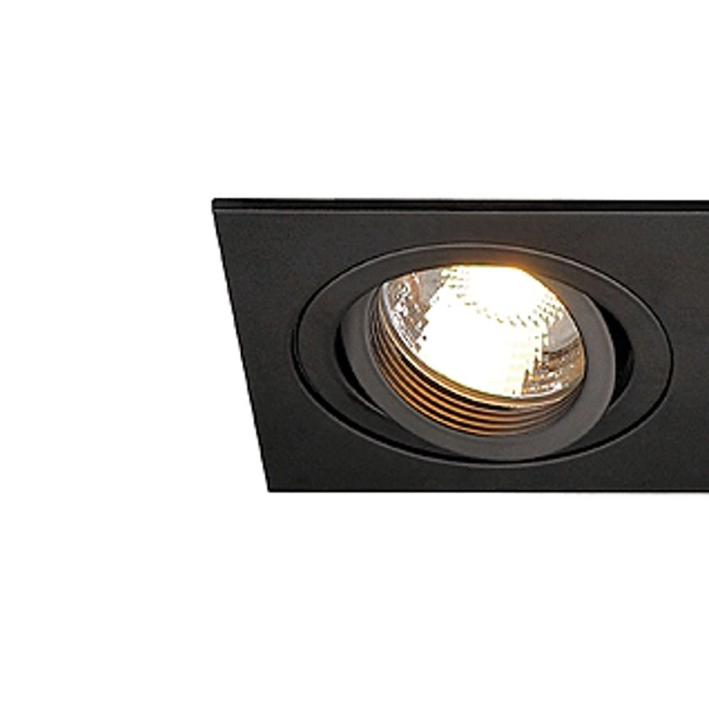 Einbaustrahler New Tria GU10 2 Square 17cm schwarz SLV 4024163137102