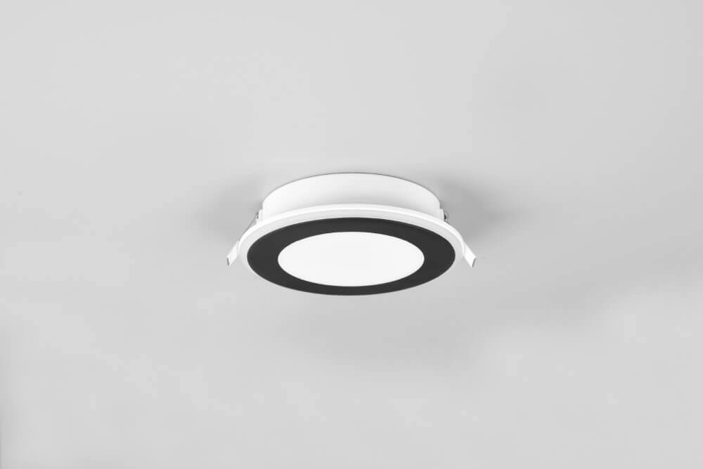Einbaubeleuchtung Aura 14,8 cm schwarz Trio 4017807504101