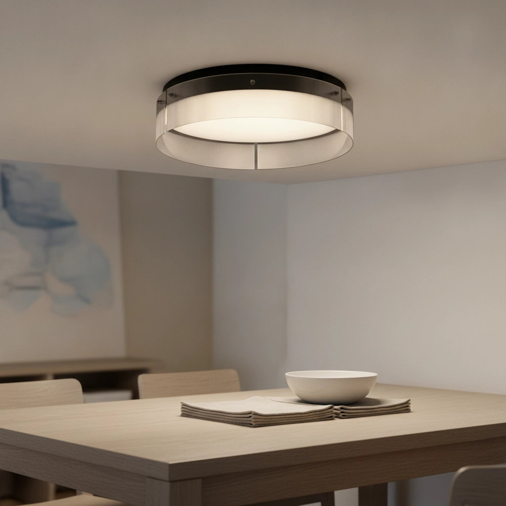 Design-Deckenleuchte Pauline schwarz mit Glas Ø 55cm