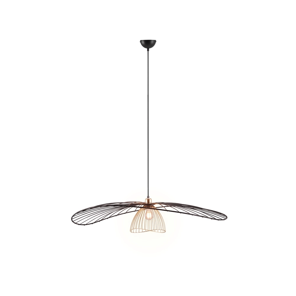 Pendellampe Lauris Ø 100 cm schwarz Trio 4017807678093
