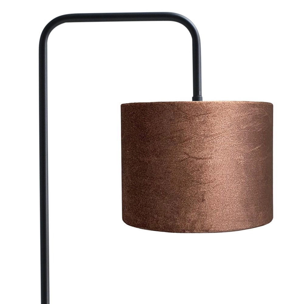 Stehtischlampe Venus 152cm mit braunem Lampenschirm Masterlight 8718121246765