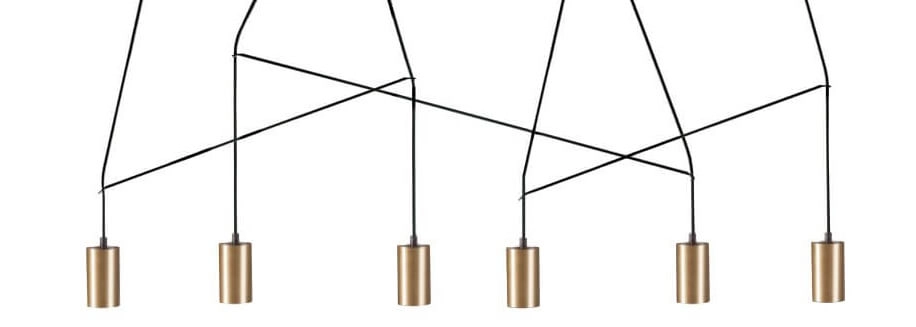 Schwarzgoldene Hängelampe Imbria Lyora 5903139795593