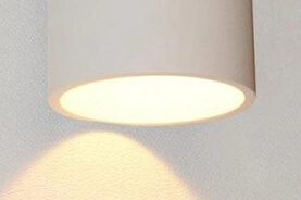 Weißer LED-Scheinwerfer Brody 7cm - weiß Artdelight 8719831730049