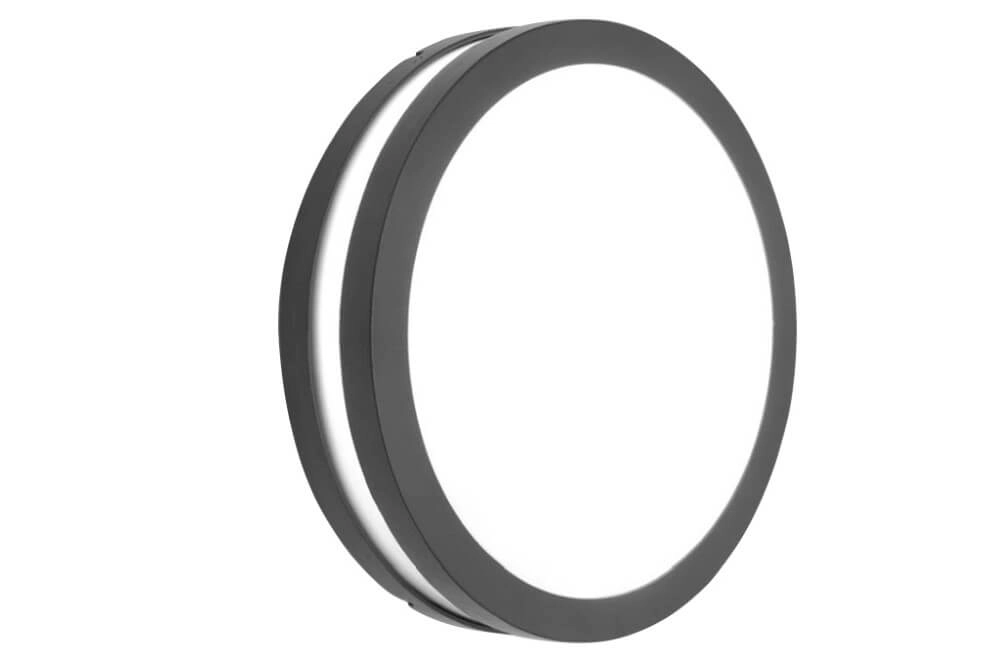 Runde Wandleuchte Titan Anthrazit