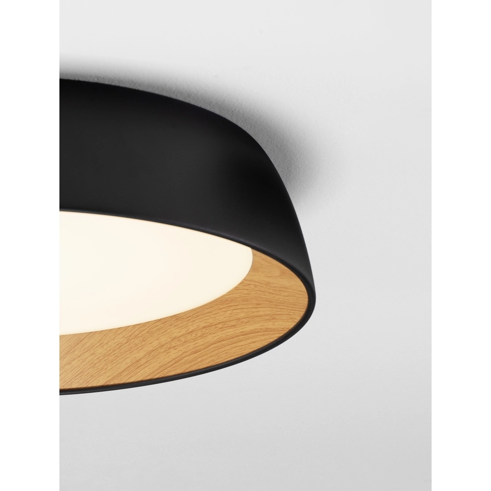 Deckenlampe Sigi  Ø 45cm schwarz Lyora 5212017448644