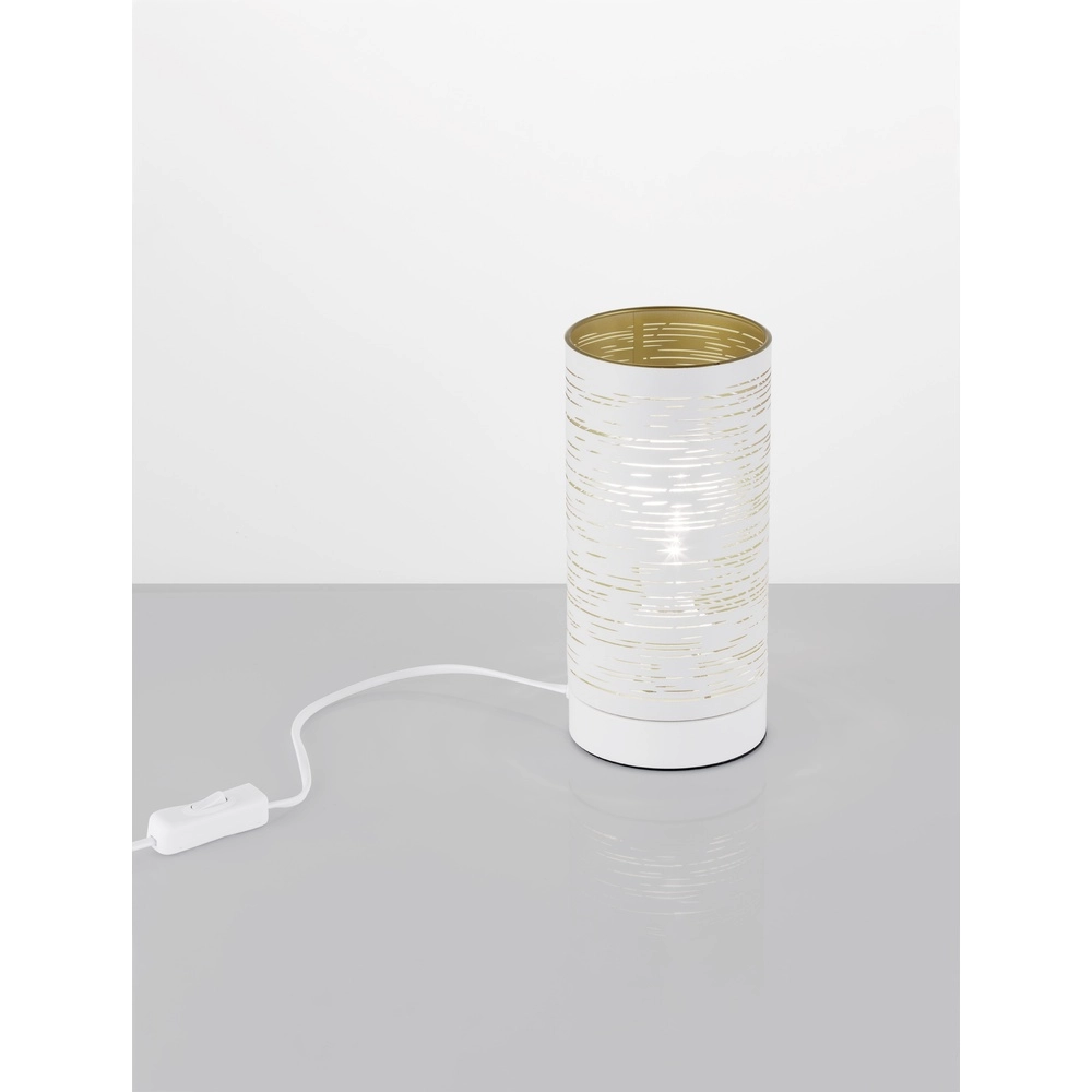 Tischlampe Zane weiß Lyora 5212017432421