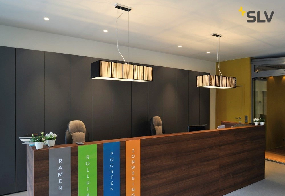 LED Hängelampe Q-Line Dimmbar 142 cm schwarz SLV 4024163196116