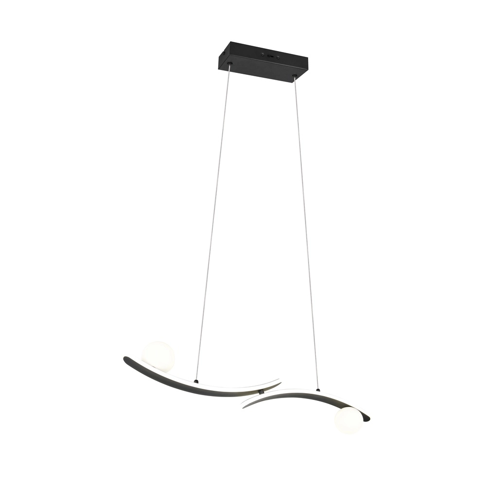 Design-Pendellampe Napoli Schwarz Trio 4017807683462