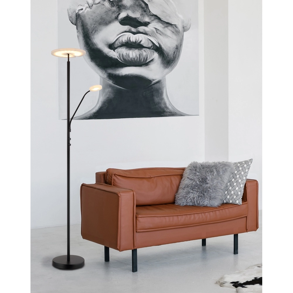 Design-Leselampe Stanford Schwarz Globo 9007371516698
