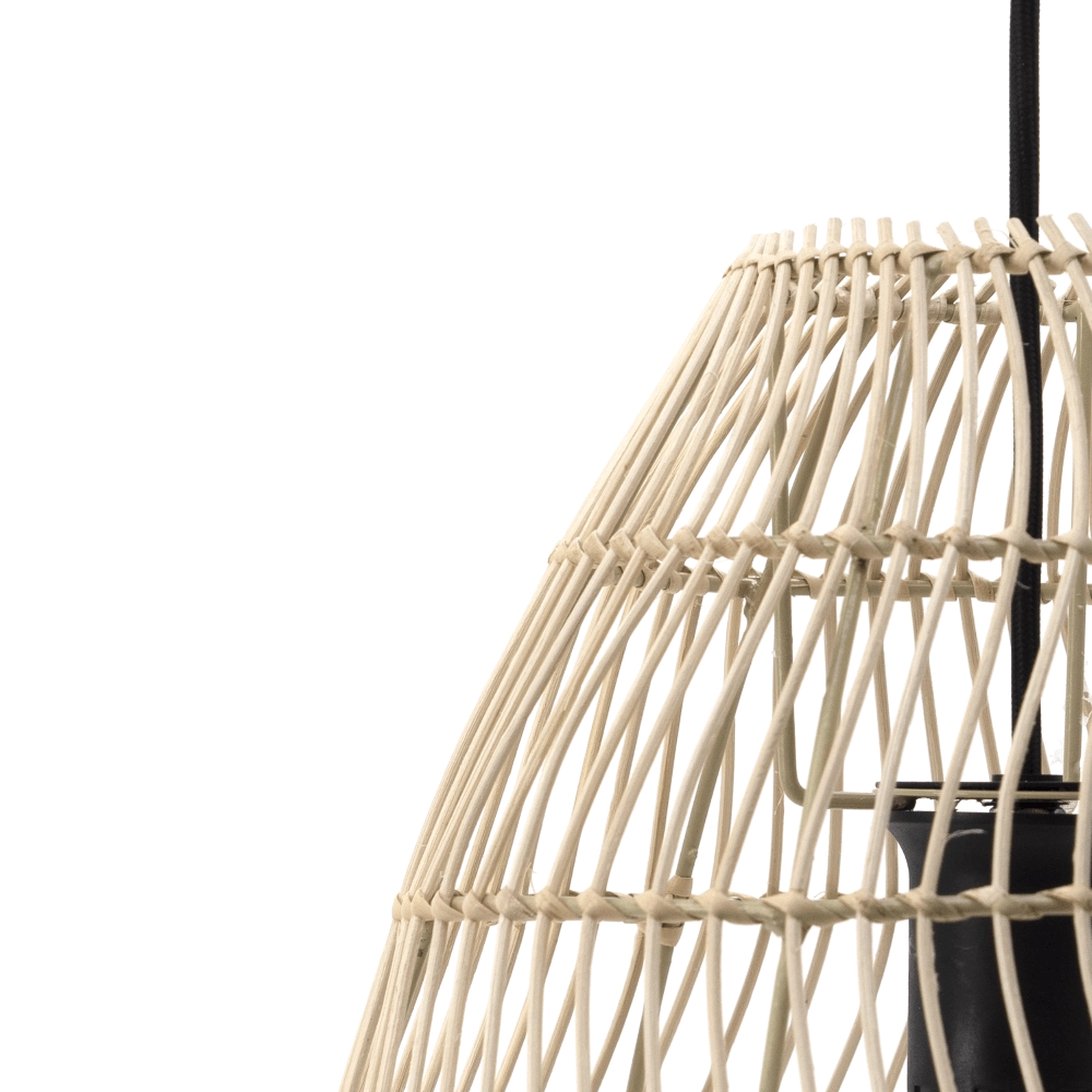 Hängelampe aus Korbgeflecht Ayesgarth Ø 33cm Eglo 9002759438661