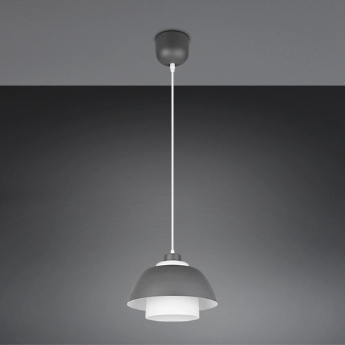 Design-Pendellampe Tilos Anthrazit Ø 30 cm Trio 4017807682434