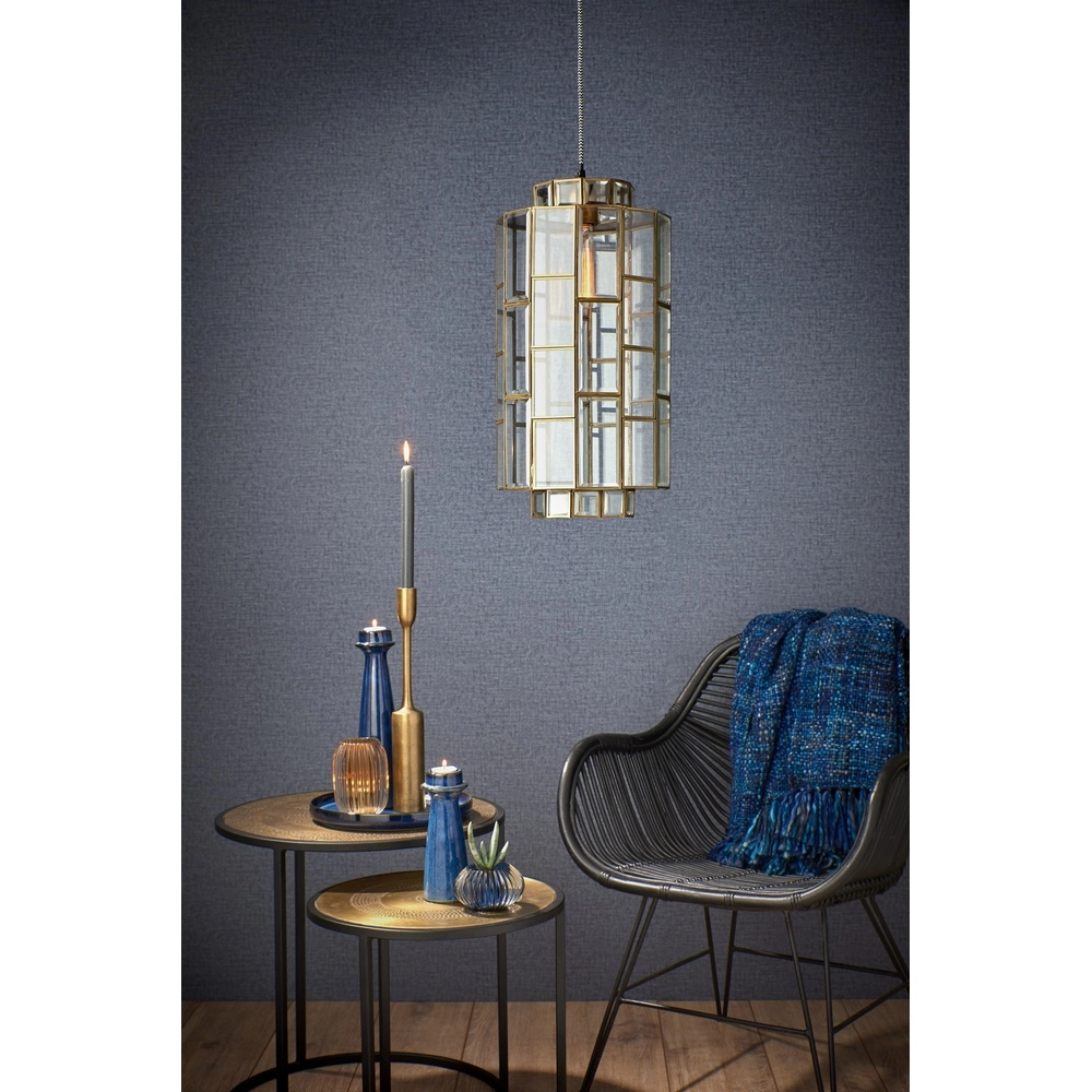 Glas-Pendellampe SÃ¸strene Ø 24cm – Glas mit Messing Light & Living 8717807187262