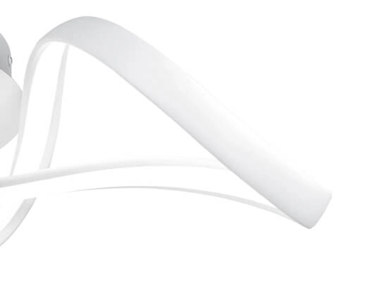 LED-Deckenleuchte Perugia Weiß Trio 4017807525809