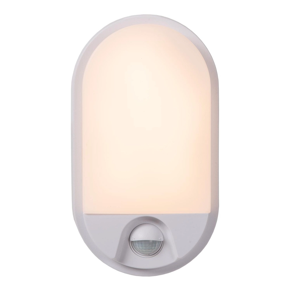 Ovale Wandlampe Hups Ir Weiß mit Sensor Lucide 5411212221605
