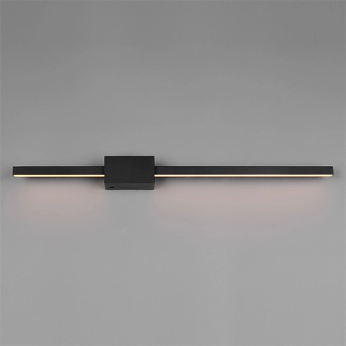 Moderne Wandlampe Cassino Schwarz 70,5 cm Trio 4017807683226