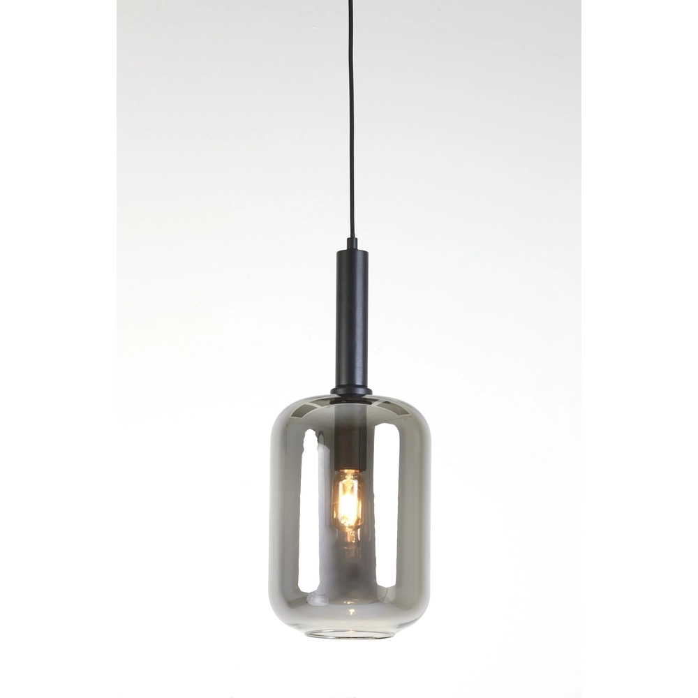 Rauchglas-Pendellampe Lekar Ø 22cm - 1x E27 Light & Living 8717807636678