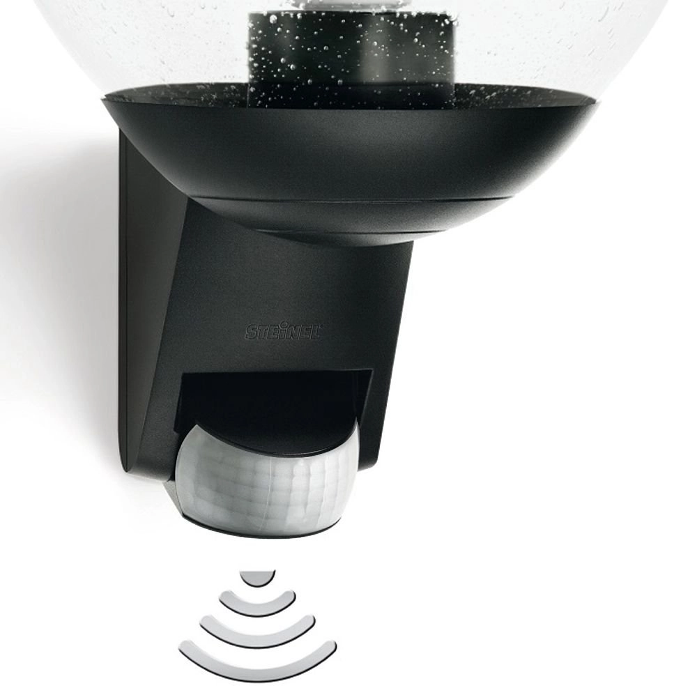 Außenlampe L585S Mit Bewegungsdetektor schwarz Steinel 4007841005535