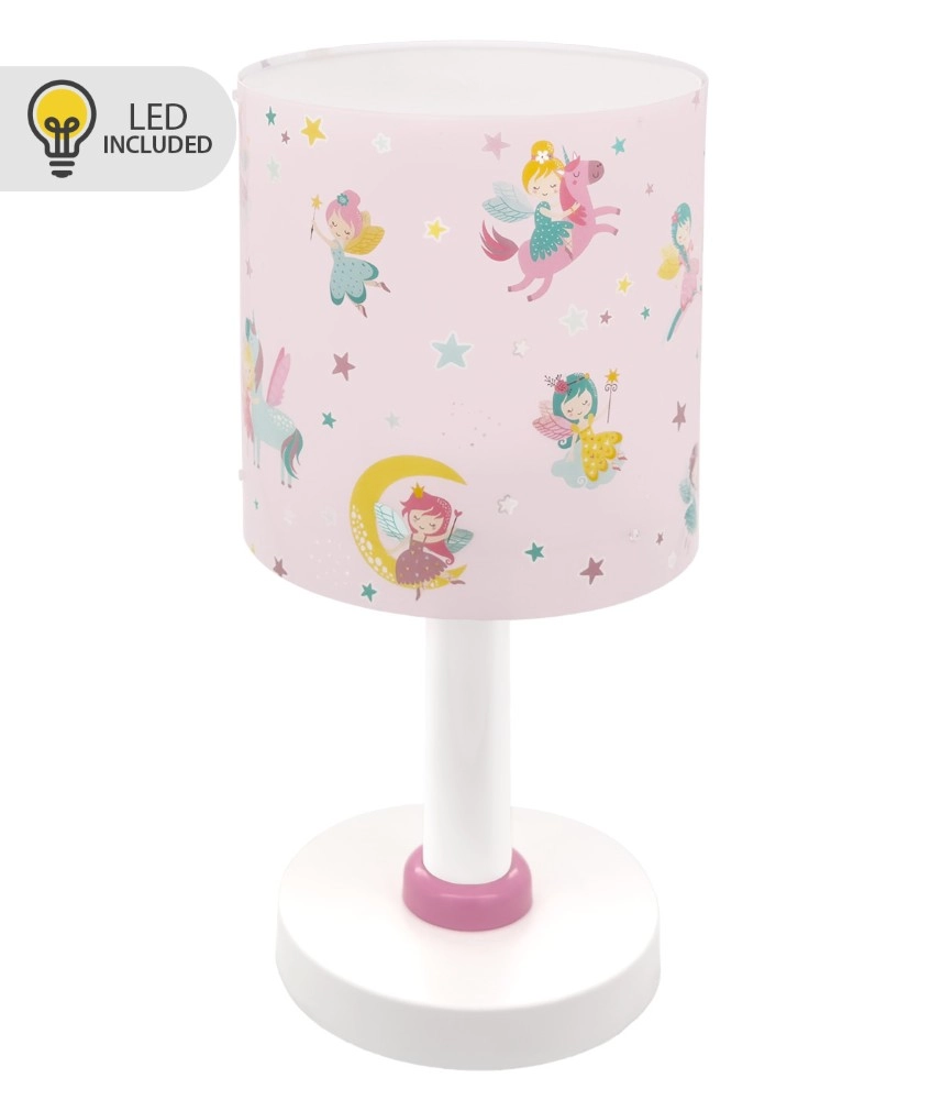Tischleuchte für Kinderzimmer Fairy Dreams rosa Dalber 8420406002255