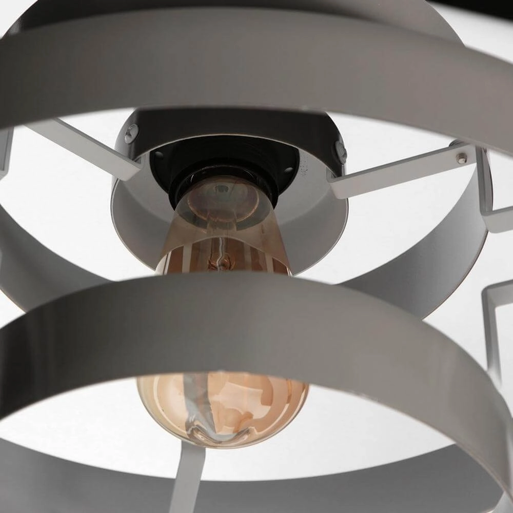 Design-Pendelleuchte Halo Cirque grau Ø 50cm Steinhauer 8712746178319