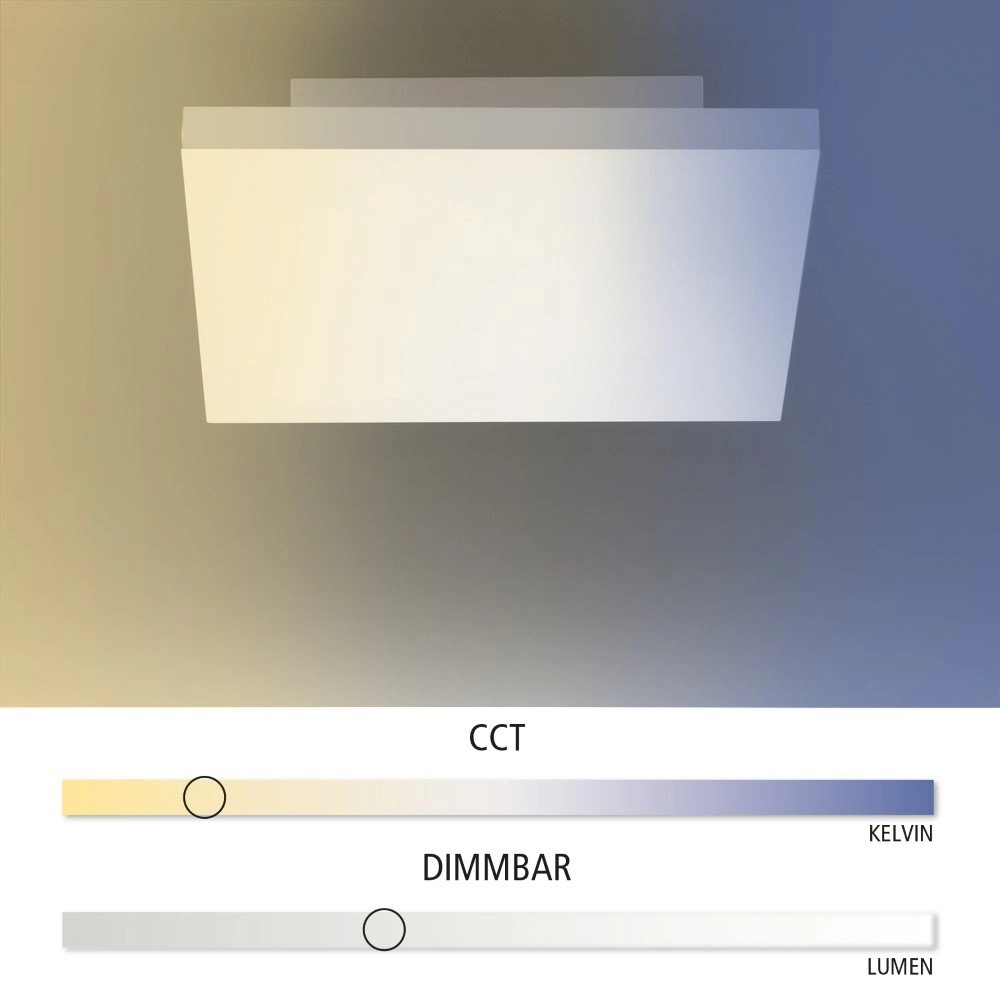 LED-Panel Canvas 17 W – 2700–5000 K – 30 cm weiß Just Light 4043689967383