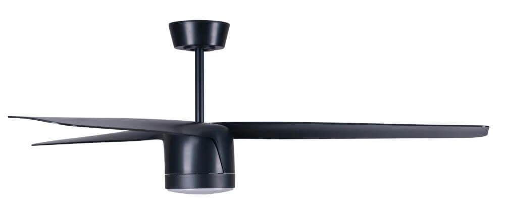 Schwarzer Deckenventilator mit Lampe Peregrine Ø 142cm Beacon 9333509165316