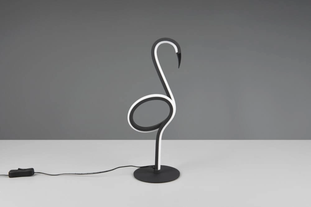 Schwarze Flamingo-LED-Tischlampe Ingo Trio 4017807613698