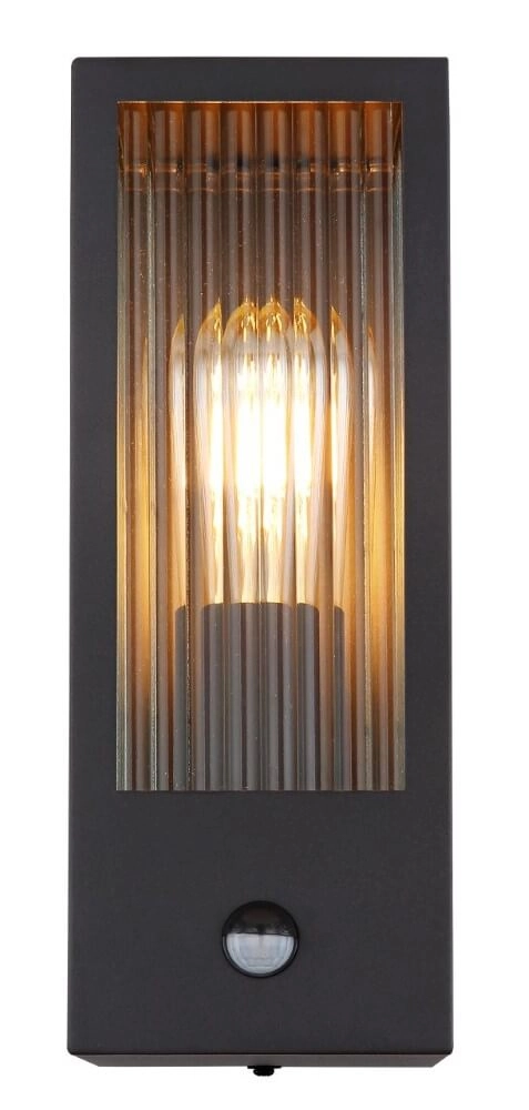 Wandlampe Gundula mit Sensor-Rippenglas Globo 9007371441136