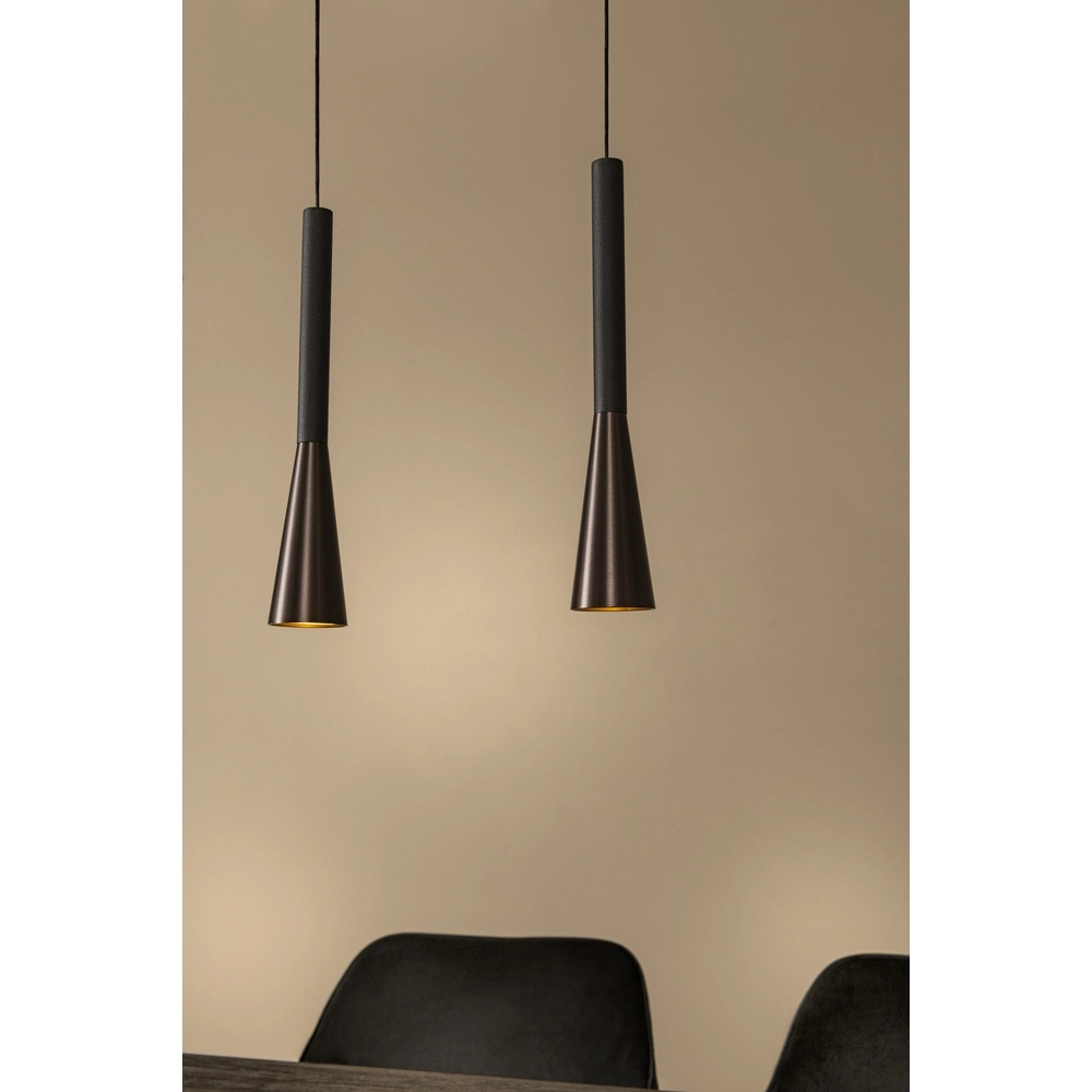 Design-Pendellampe Joakim 7-helles Kaffeebraun Premium by Lucide 5411212242129
