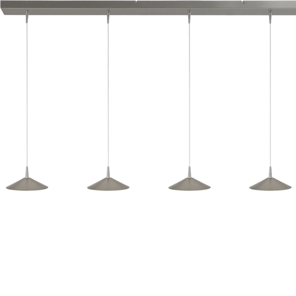 5-Licht Pendellampe Ceppo Nickel Ø 18 cm Masterlight 8718121358543