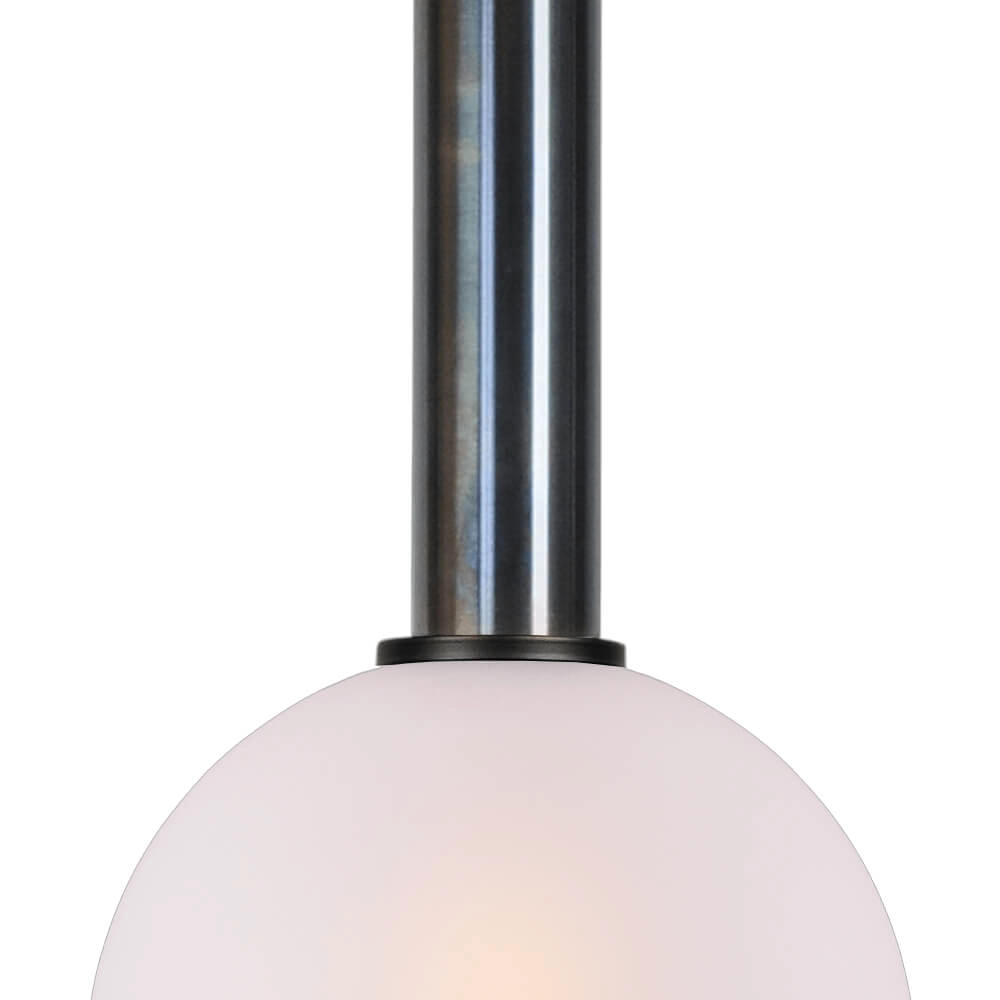 Hängelampe Ø 20cm Bella 2 Gesprenkeltes Öl mit mattweißem Glas Masterlight 8718121334240