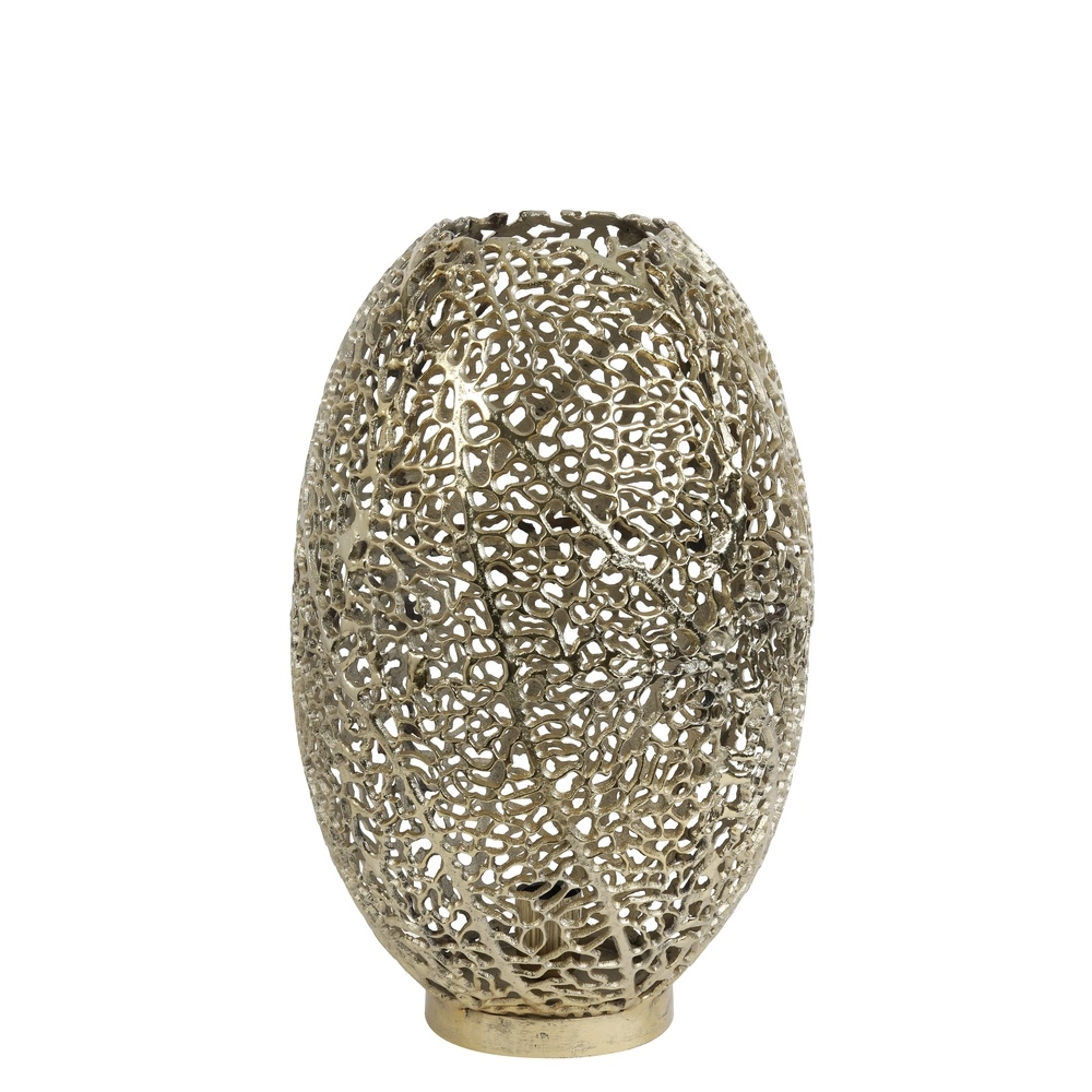 Design-Tischlampe Sinula Ø 33cm - Messingmatte