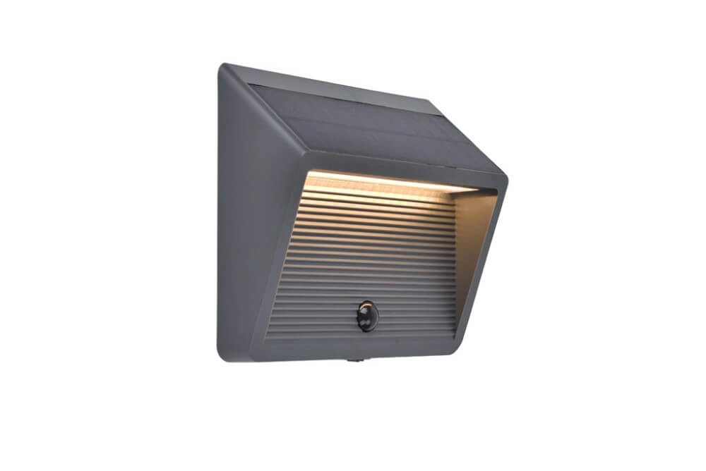 Solar wall lamp Linko design anthracite Lutec 6939412015491