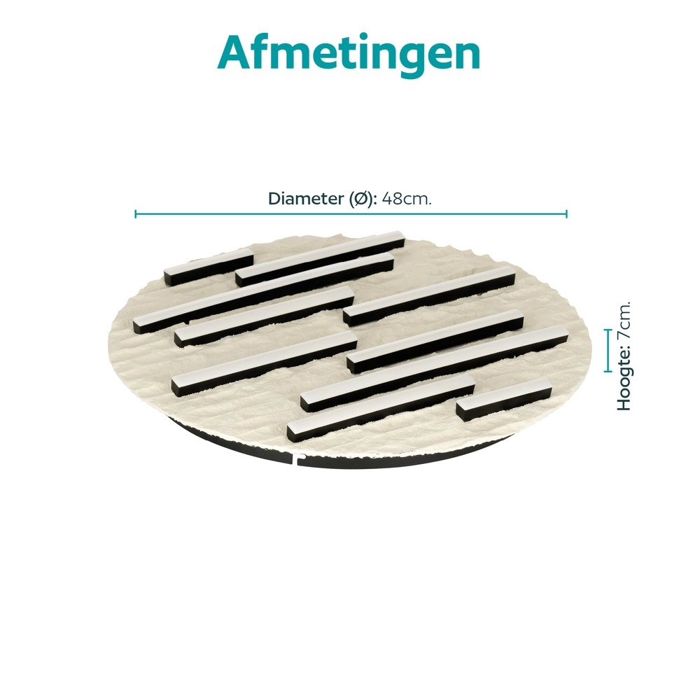 Deckenlampe Campomarino sandbraun Ø 48 cm Eglo 9008606409082