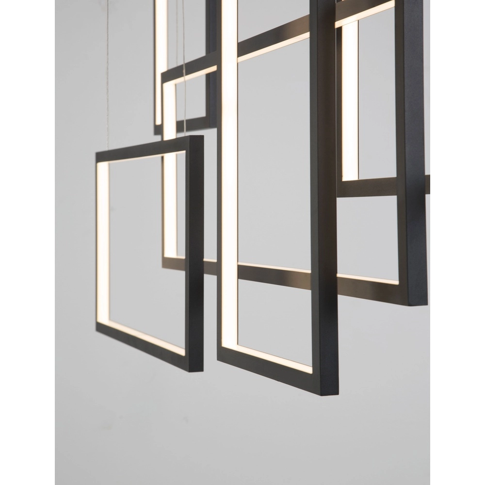 Pendelleuchte Cornice Schwarzes Design Lyora 5212017424716