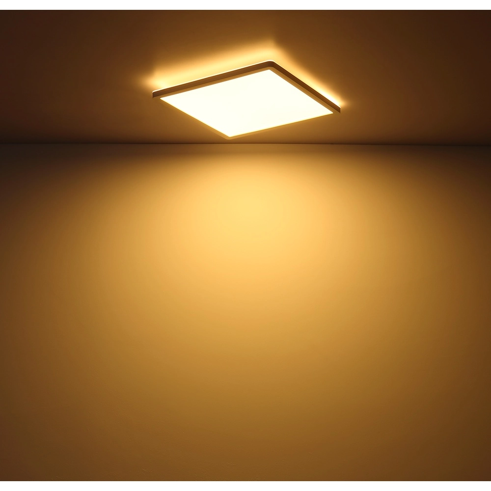 Deckenlicht Sapana Quadrat 42 cm Weiß Globo 9007371417742