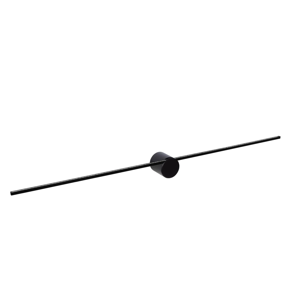 Elegante Badezimmerwandlampe Mizar IP44 90cm schwarz