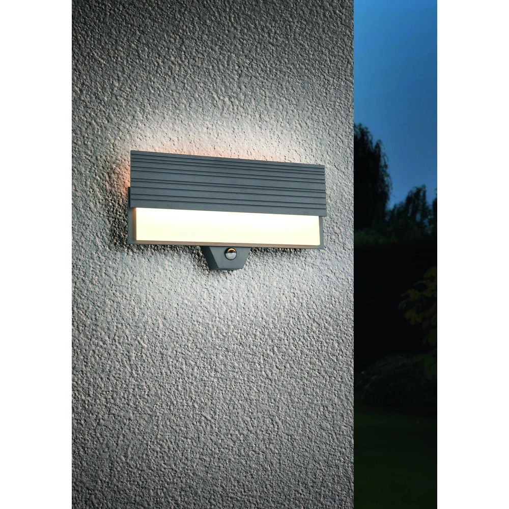 Design-Wandleuchte Mariza anthrazit mit Sensor Trio 4017807603774