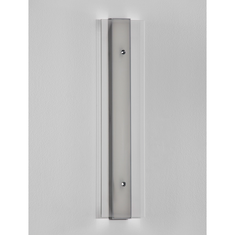 Design-Wandleuchte Pauline Silber mit Glas Lyora 5212017445414