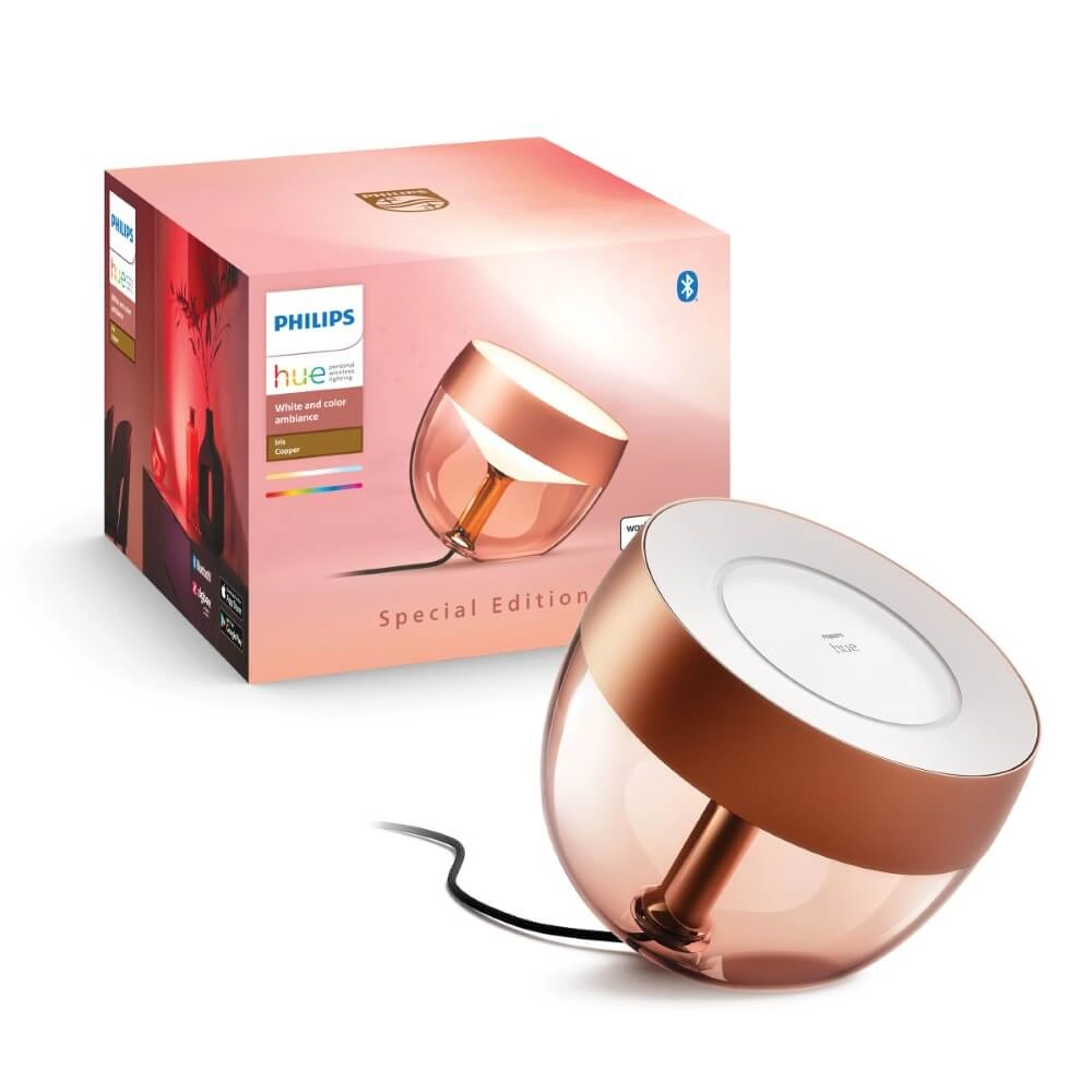 Uplight Hue Iris - White and color Rotes Kupfer Philips 8719514411586